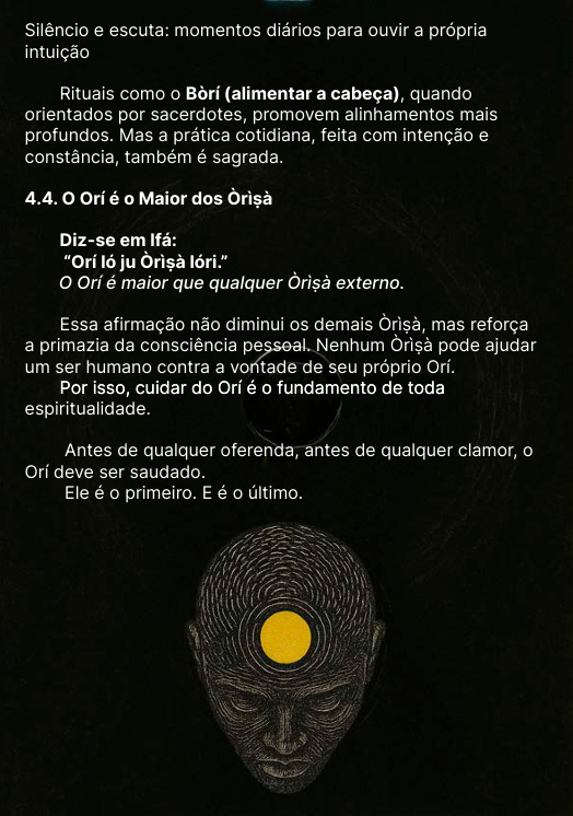 O Orí é o Maior dos Òrìşà